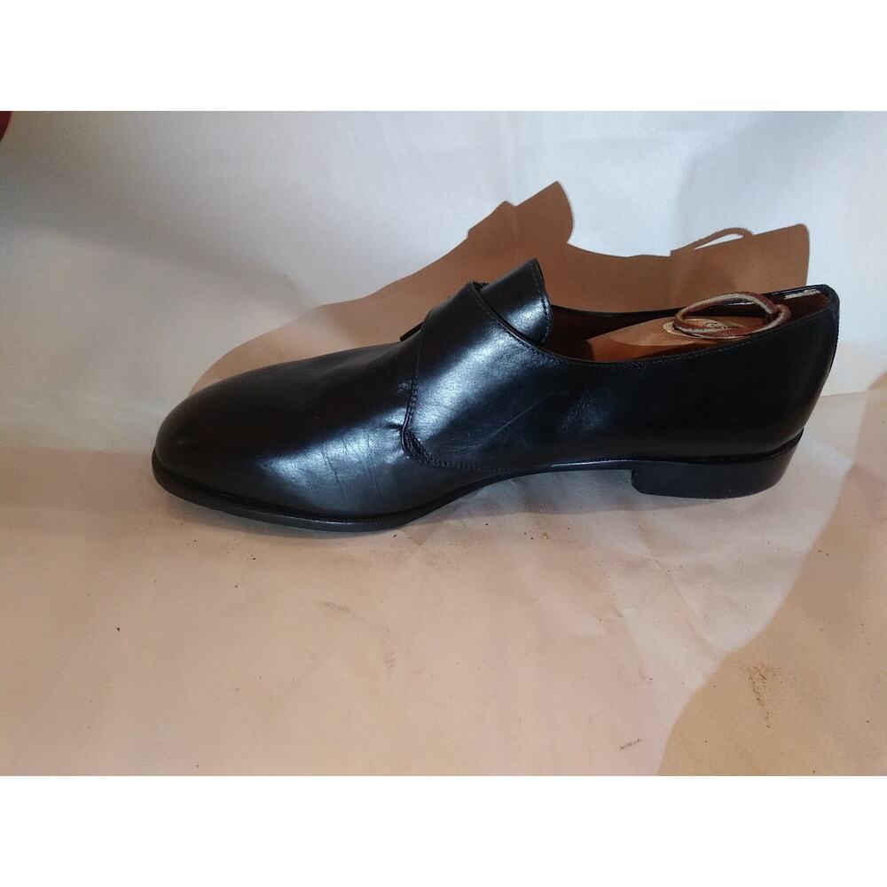 Alfani Black Leather Monk Straps Men’s Dressing Shoes Size 13M - Picture 2 of 10